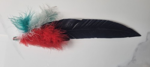 Penna piuma per cappello - piuma,