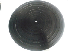 TAPPETINO IN GOMMA VINTAGE PER GIRADISCHI OTTIMO 29 CM DIAMETRO