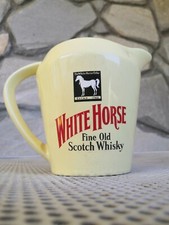 Caraffa pubblicitaria Scotch Whisky WHITE HORSE vintage epoca collezione
