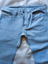 JEANS DIESEL SAFADO REGULAR SLIM STRAIGHT LINO - W33 / L34 LINEN BLEND LARKEE