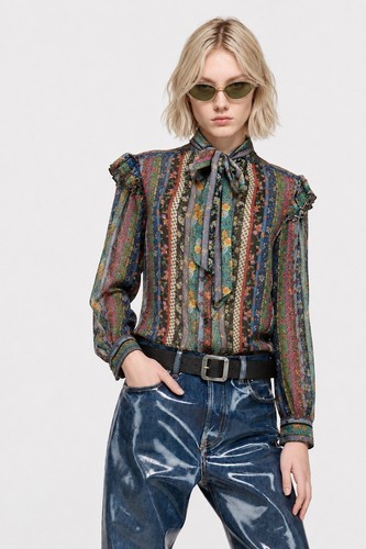 Filosofia camicia seta con - seta,