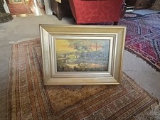 Antico quadro olio su tela