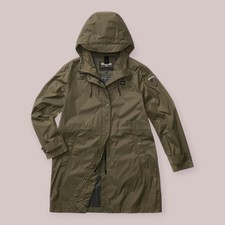 BLAUER IMPERMEABILE CON