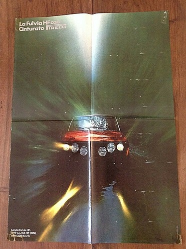 Poster 70x49 lancia fulvia - poster,