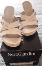Nero giardini sandali donna 38 lecroix latte