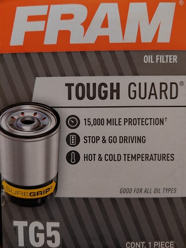 Filtro olio fram tg5 - filtro,