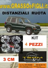kit 4 Distanziali Ruota For Jeep Cherokee KJ  2001 -> 2008  30 mm Wheel Spacers