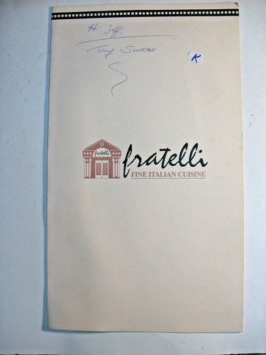 Menù ristorante fratelli fine - menù,