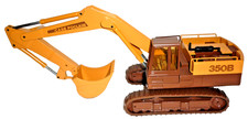 Escavatore cingolato Conrad modello in metallo 2891 Case Poclain 350 B 1:50 Excavator