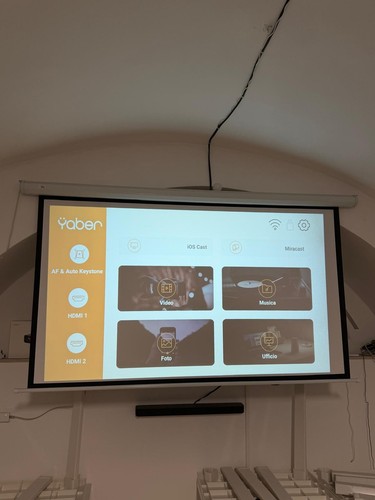 Homcom telo per - per, proiettore