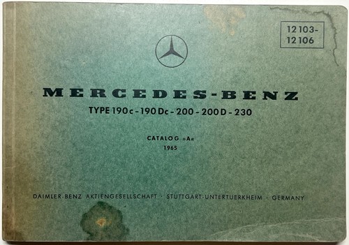 1965 mercedes benz - 1965, a