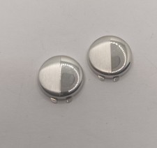 Copri bottoni argento lisci - copri,
