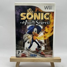 SONIC E GLI ANELLI SEGRETI Nintendo WII gioco COMPLETO PAL  ITALIANO COME NUOVO