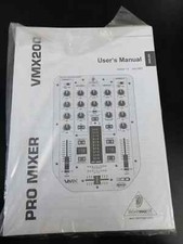 MANUALE / ISTRUZIONI ORIGINALI  BEHRINGER PRO MIXER VMX200