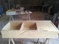 LAVELLO LAVANDINO CUCINA IN PIETRA 120X60X20 OFFERTA no fragranite no inox