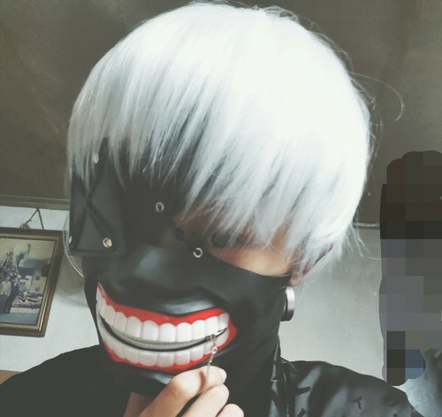 Maschera anime tokyo ghoul ken - tokyo,