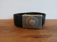 WW2 Cintura e fibbia in pelle