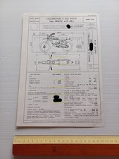 Fantic Caballero 50 cc Reg. 4M 1973 scheda omologazione DGM Facsimile originale