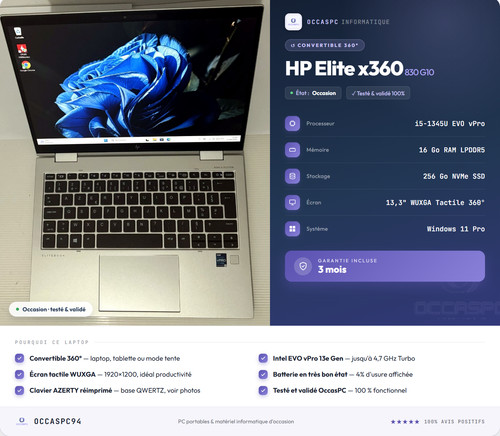 Elite x360 830 - g10, 2-en-1