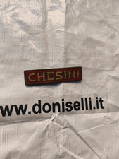 Patacchino fregio stemma badge metallo bici d epoca Chesini per carter