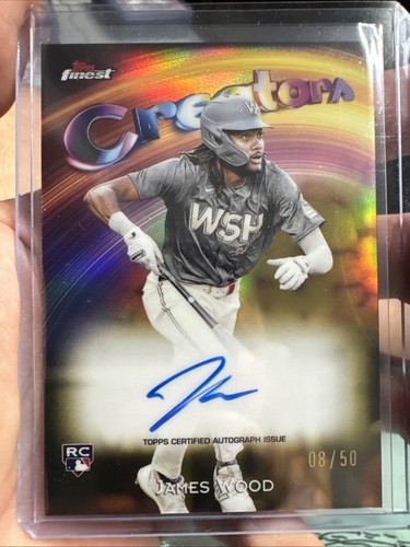 2025 topps finest james wood - finest,