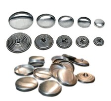 Bottoni da rivestire ricoprire 100 pz tappezzeria capitonnè anima bombè metallo