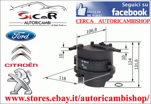 Filtro carburante gasolio - carburante,