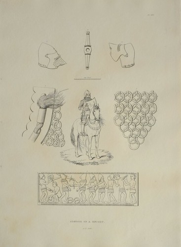 1830 antico braccia armatura - 1830,
