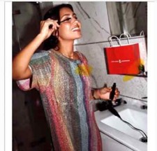 RARO! ZARA ABITO MIDI RAINBOW