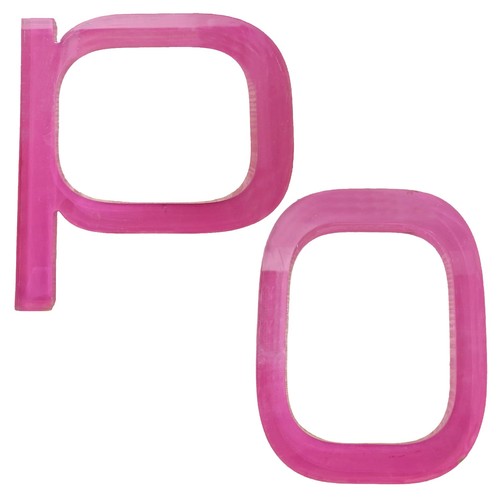 Lettere perspex chiaro - chiaro, negozio