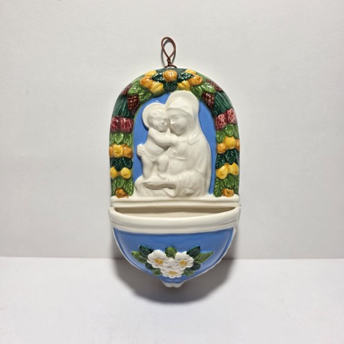 Acquasantiera ceramica - acquasantiera, in