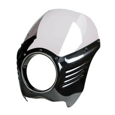 Arlen Ness Ribbed Narrow Glide Fairing, rivestimento grezzo, per Harley-Davidson