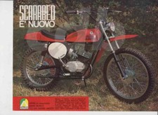 advertising Pubblicità brochure-APRILIA SCARABEO CROSS 50  '71-MOTO  EPOCA 