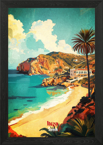 Poster viaggio ibiza - poster,