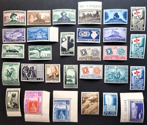 Italia repubblica 1951 mnh - italia, mnh**