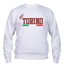 Felpa Uomo & Bambino Girocollo - torino - Divertente Humor Made in Italy