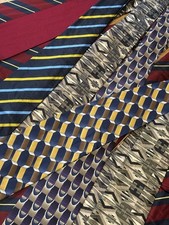 Lotto di 14 cravatte in seta