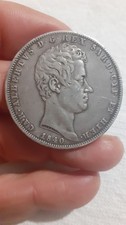 CARLO ALBERTO 5 LIRE 1840