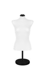 Busto corto donna base legno