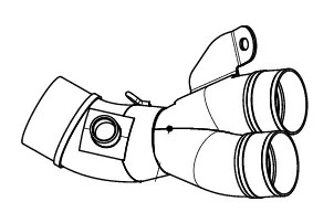 Akrapovic h10e11 link pipe - l-h10e11,
