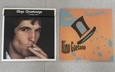 2 LP 33” Rino Gaetano DAL CIELO - IL CAIMANO NERO Trasparente CLEAR VINYL