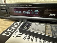 Sintonizzatore RDS DENON TU-580RD FM / AM + Manuale + Telecomando 