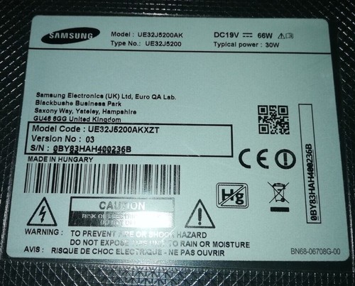 Samsung ue32j5200 ricambi - samsung,