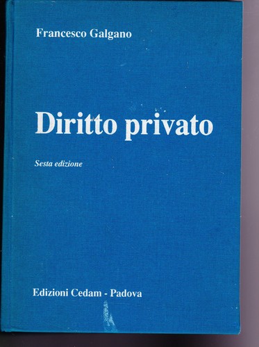 Diritto privato galgano - diritto,