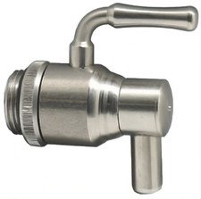 RUBINETTO PER BIDONI OLIO INOX