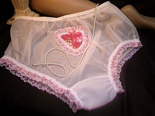 Slip sissy bianco nylon - slip,