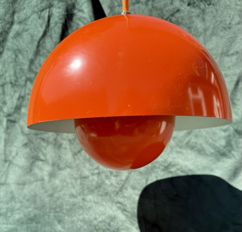 Plafoniera smaltata vintage