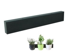 Portaoggetti da parete decorazione lavagna magnetica travi metallo 50 x 8 cm, KalaMitica