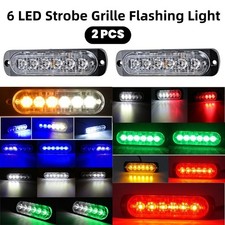 2PCS 12V-24 6 LED griglia