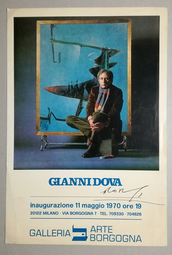 Gianni dova autografo - dova, su
